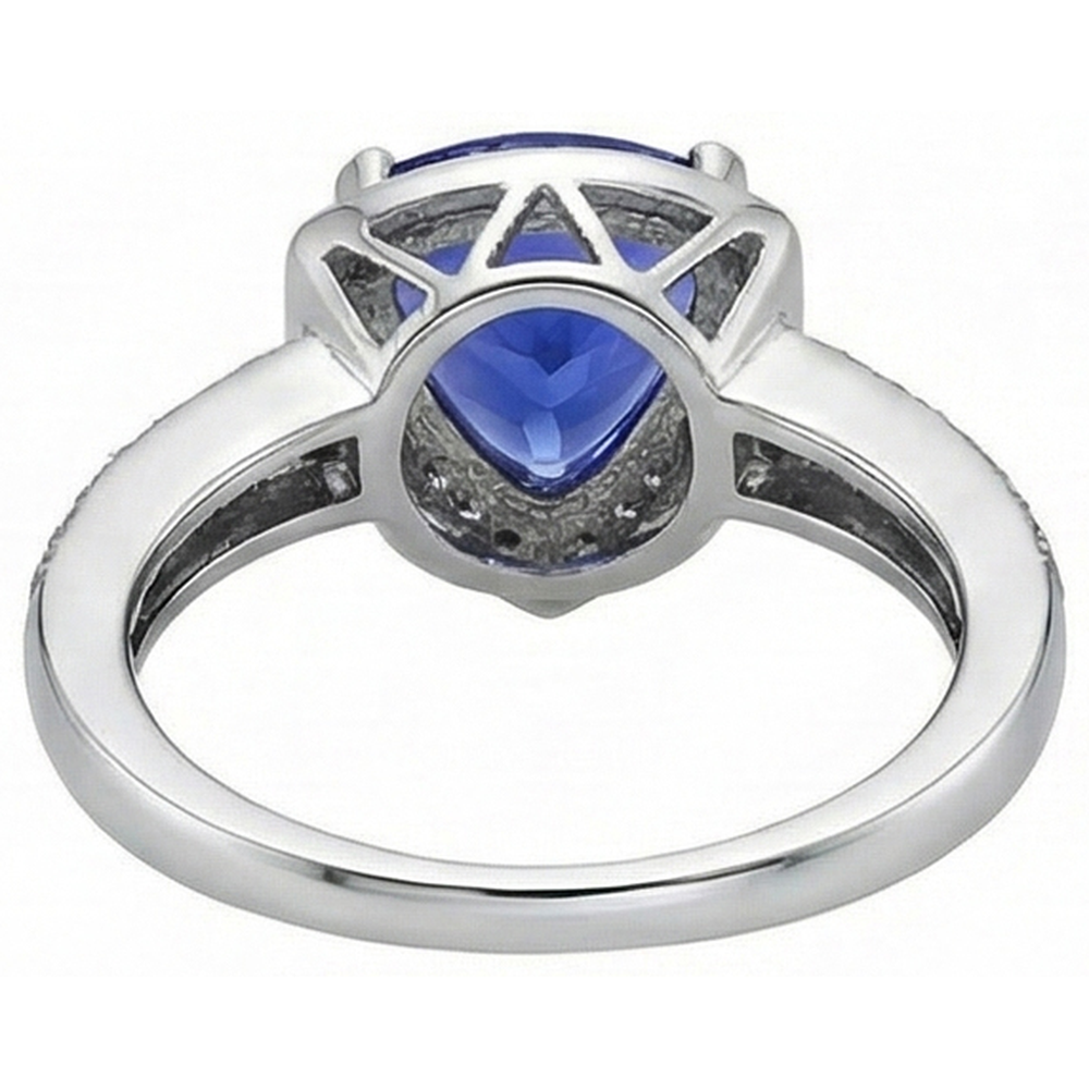 echter trillion diamant 14Karat ring Band Detail