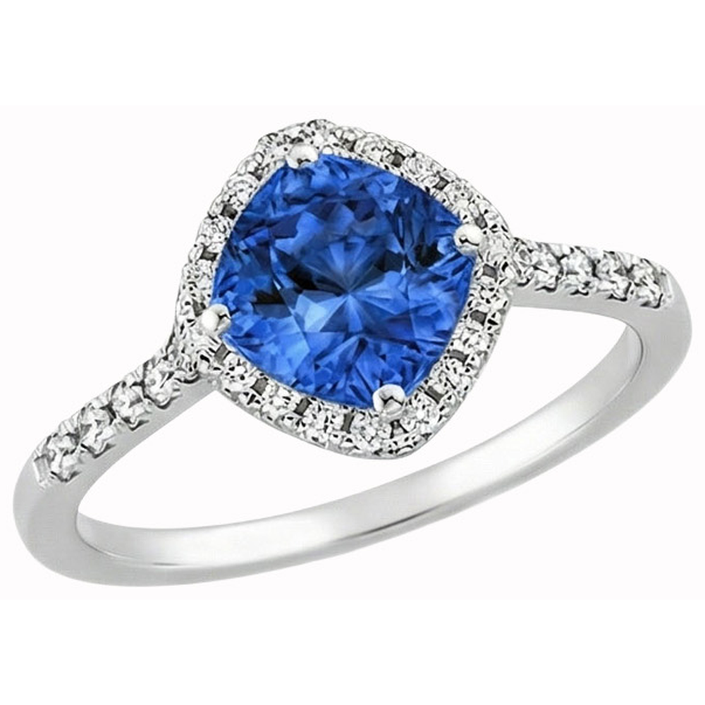 echter round diamant 3Karat ring Vorderansicht
