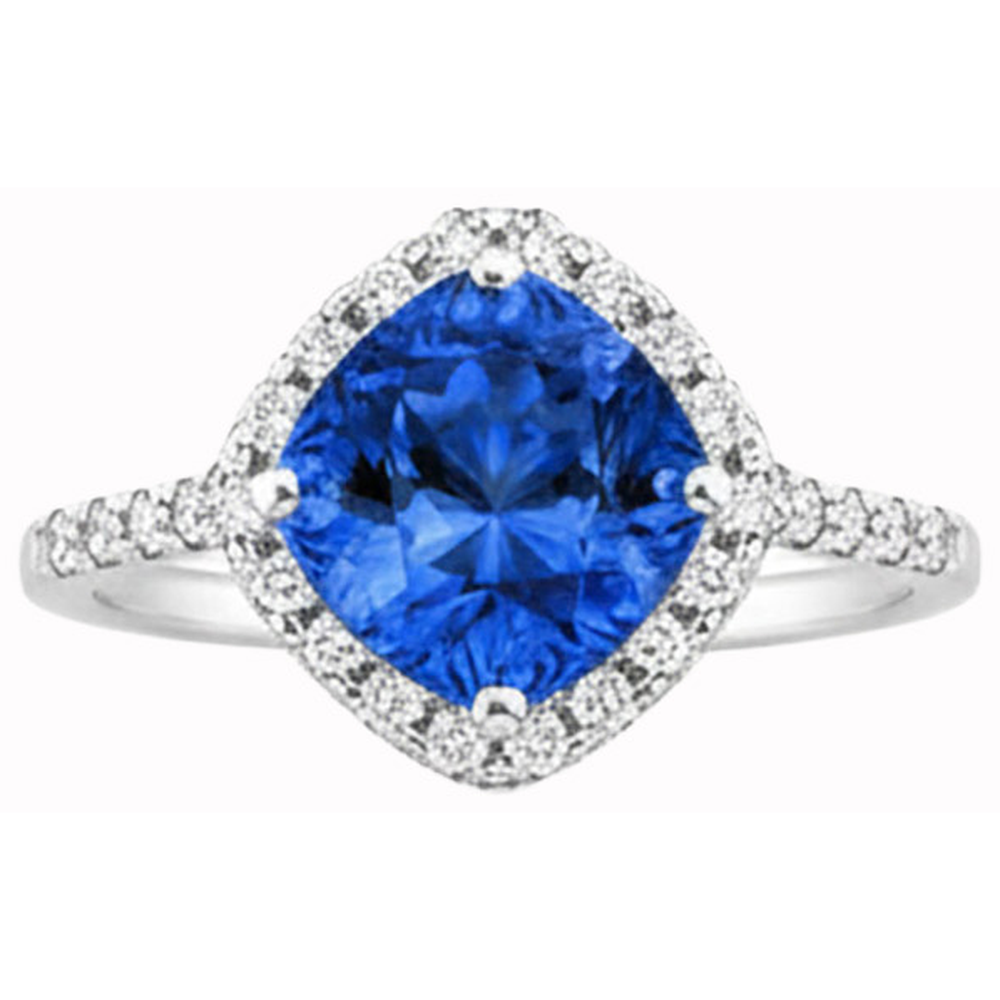echter round diamant 3Karat ring Seitenansicht