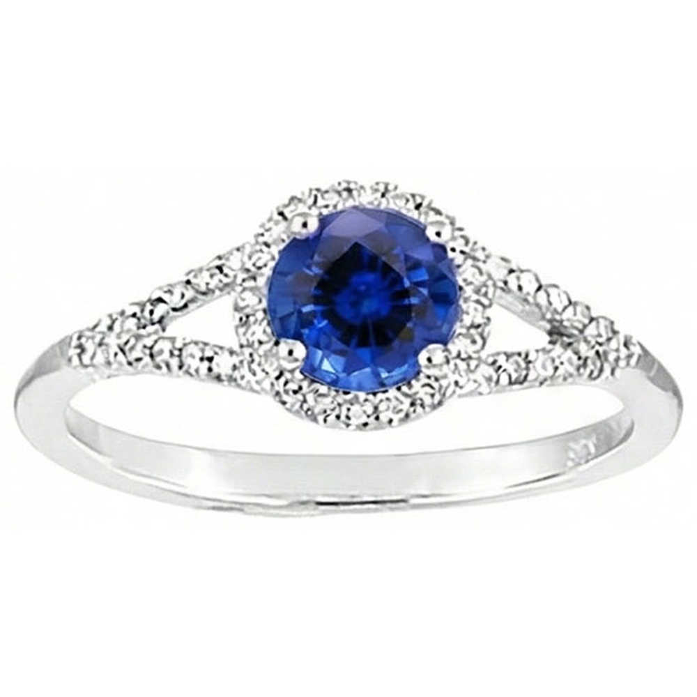 echter round diamant 4.50Karat ring Seitenansicht