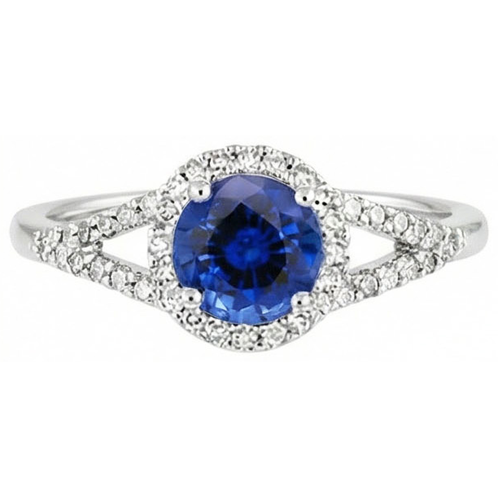 echter round diamant 4.50Karat ring Detailansicht