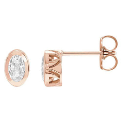 Luxuriöser Diamant Ohrhänger – 3 Karat 14K Roségold