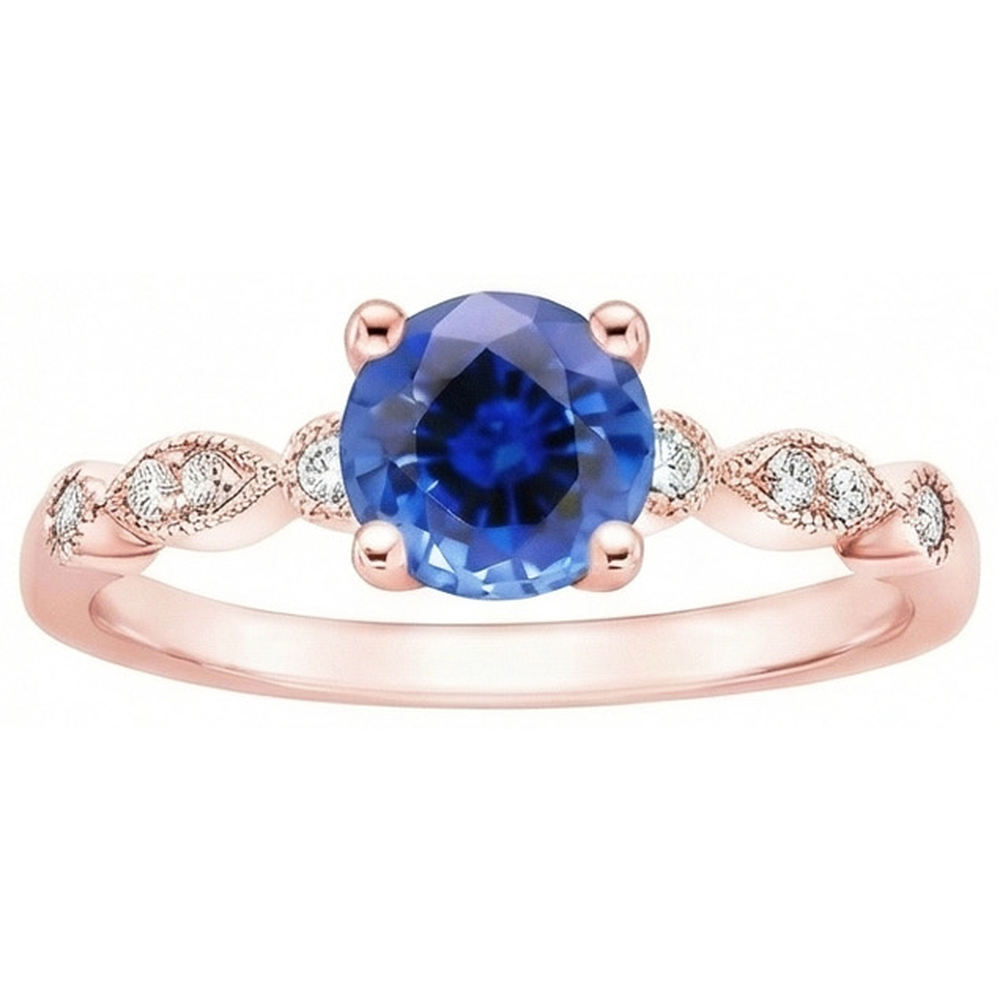 echter round diamant 2.50Karat ring Detailansicht