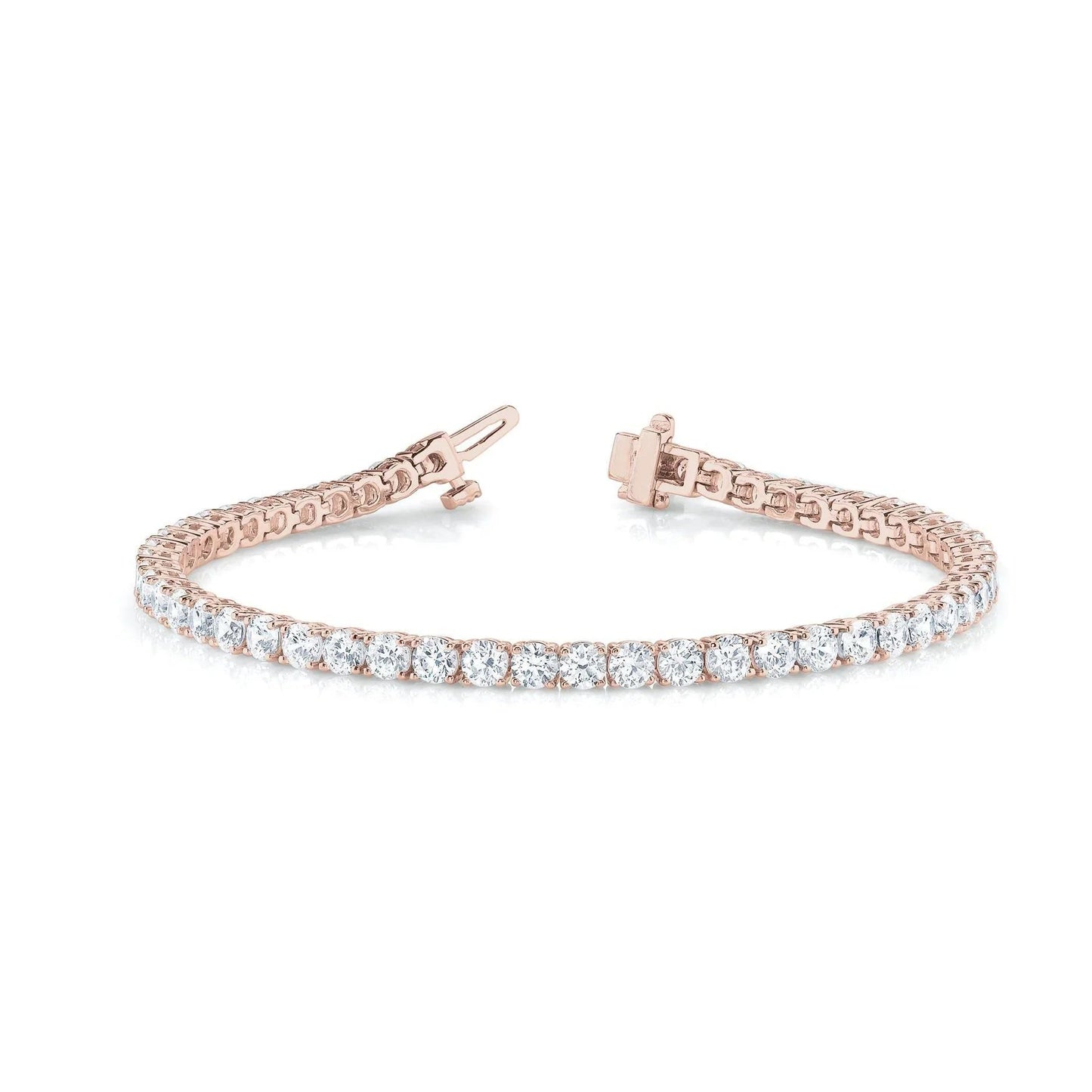 Roségold-Natürliche Diamant-Armband