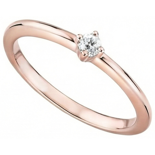 Roségold Solitärring Im Rundschliff Alter Minenschliff Echt Diamant 1 Karat