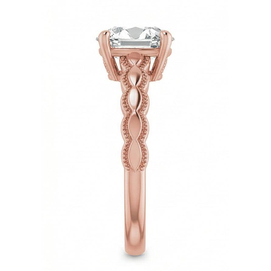 echter oval diamant 3.25Karat ring auf Weiß