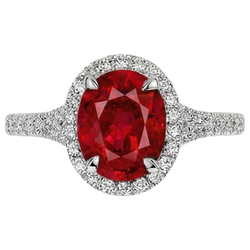 Echter Rubin Ring 3.30 Karat