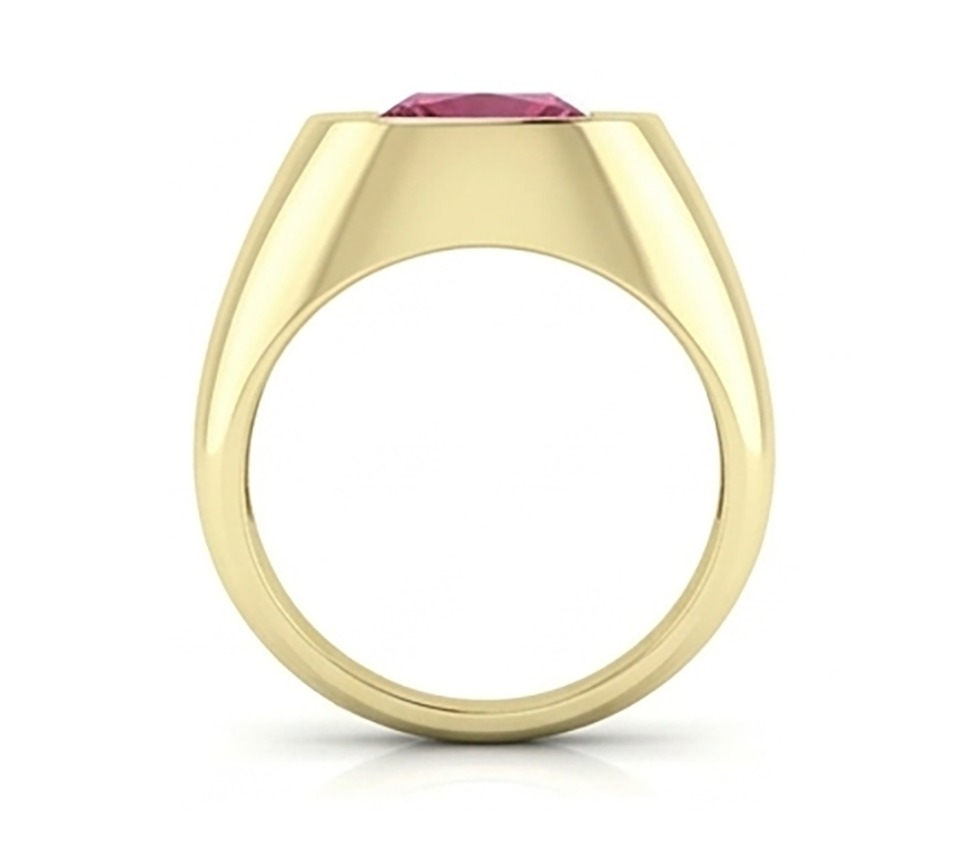 Roter Rubin Siegel Ring