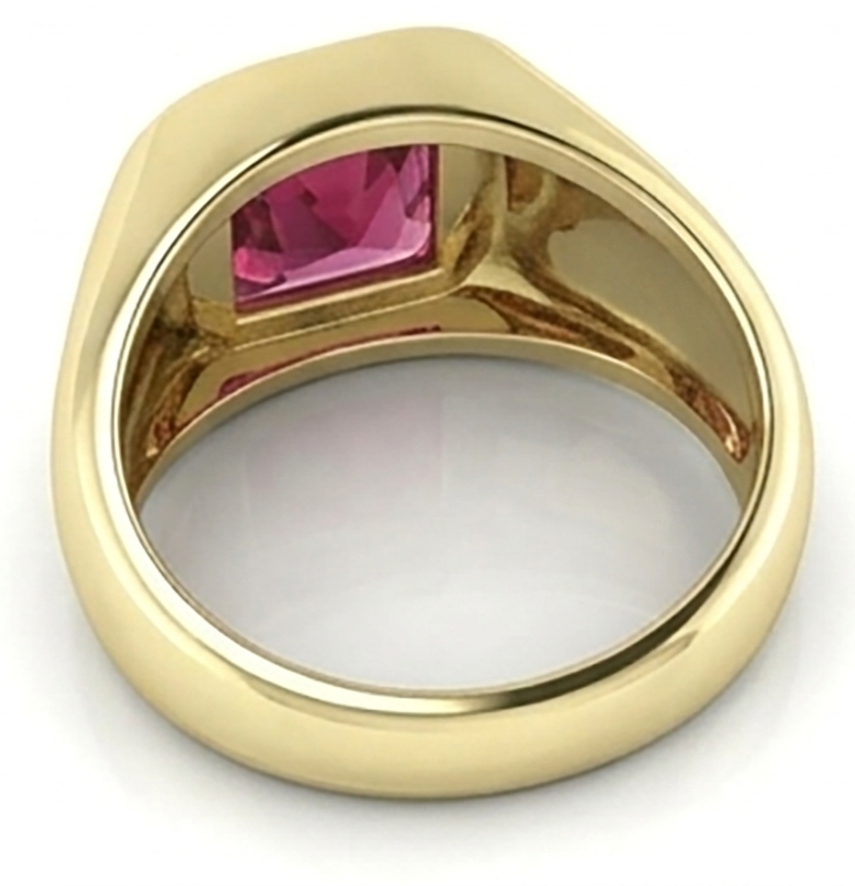 Roter Rubin Siegel Ring