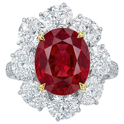 Echter Rubin Ring 4.50 Karat