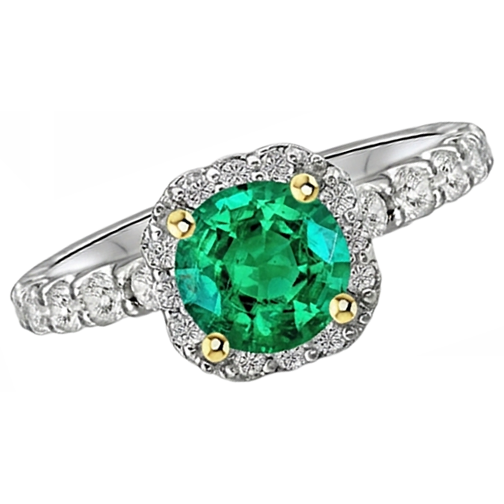 Brillanter Edelstein-Ring 3 Karat – Seitenansicht