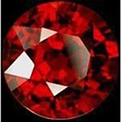 Rund-Brillant Burmesischer Rubin Ring in Gold – Hauptansicht