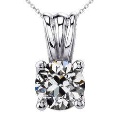 Kunstvoller 3-Karat Diamant Hänge-Anhänger