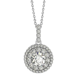 VVS Hänge-Anhänger – Diamant 1,75 Karat 14K Weißgold