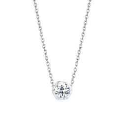 Stilvoller Anhänger-Halskette – Diamant 1 Karat – HarryChadEnt