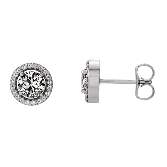 Authentischer Edler Diamant Ohrstecker – Hauptansicht