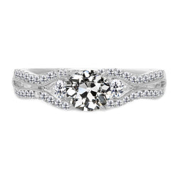 Erdgewonnener Edler Diamant Akzent-Solitär-Ring 2,50 Karat – 14K