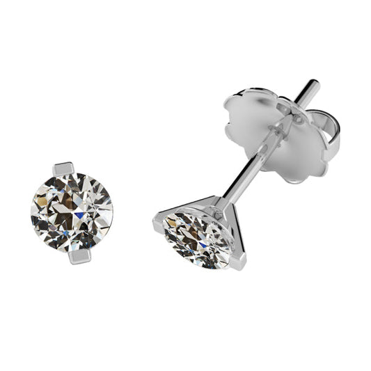 Exquisiter Edler Diamant Ohrringe 3 Karat – Hauptansicht