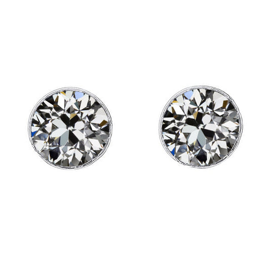 Natürlicher Diamant Ohrhänger – Hauptansicht