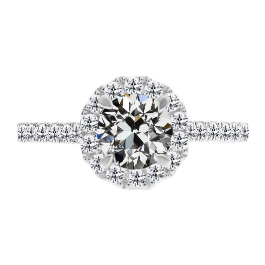 Designer Halo-Fassung Ring 3,50 Karat – Hauptansicht