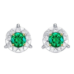 Kolumbianischer Smaragd Gemstone Earring 1,50 Karat F/VS1 – 14