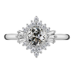 Edler Diamant Halo-Ring – Jubiläumsband 1,50 Karat 14 Karat