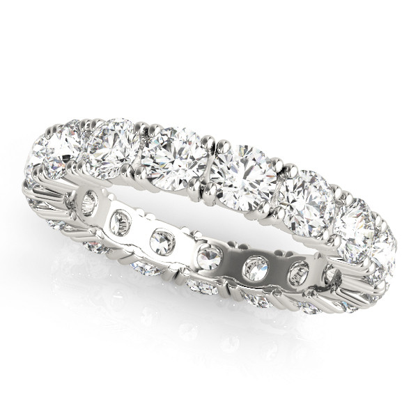 Brillantschliff Brillant Ring in 14K Weißgold – Hauptansicht