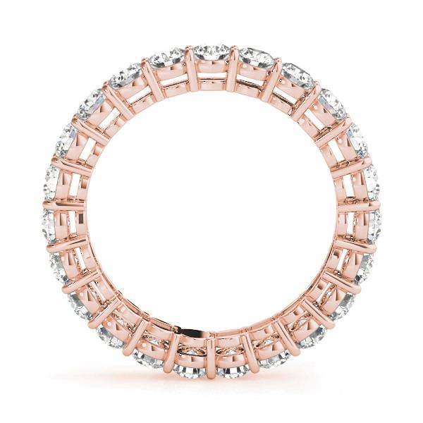 Brillant Eternity Band 4,5-Karat 14K Roségold – Frontansicht