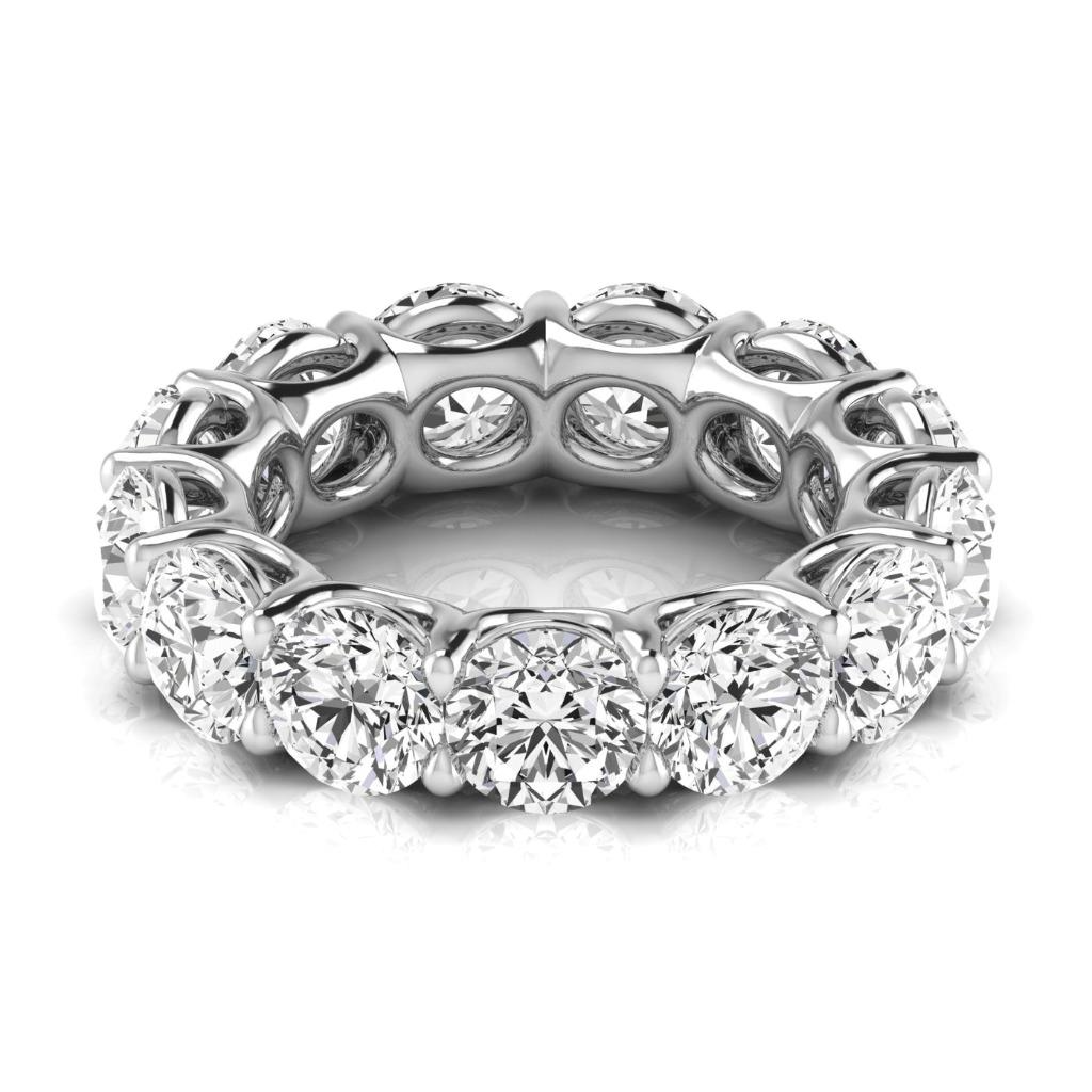 Edler Diamant Eternity Band 0,75 Karat 14K Weißgold – Frontansicht
