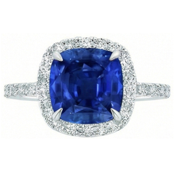 Echter Saphir Ring 2.50 Karat