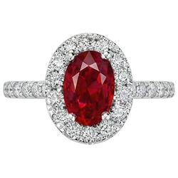 Echter Rubin Ring 4 Karat