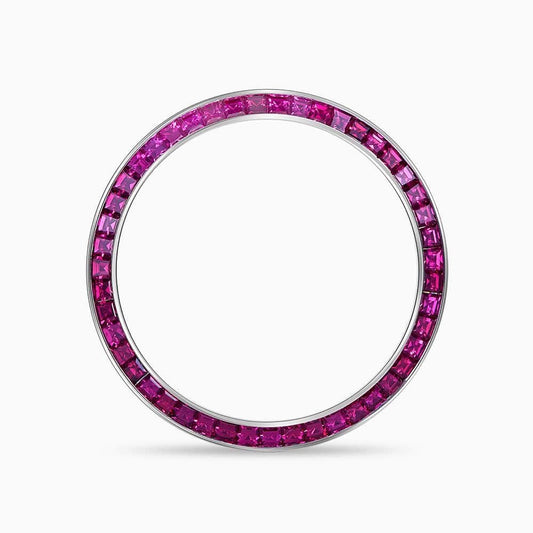 Rubinrote Rolex-Lünette für Datejust oder Date oder alle Modelle mit 36 mm Durchmesser