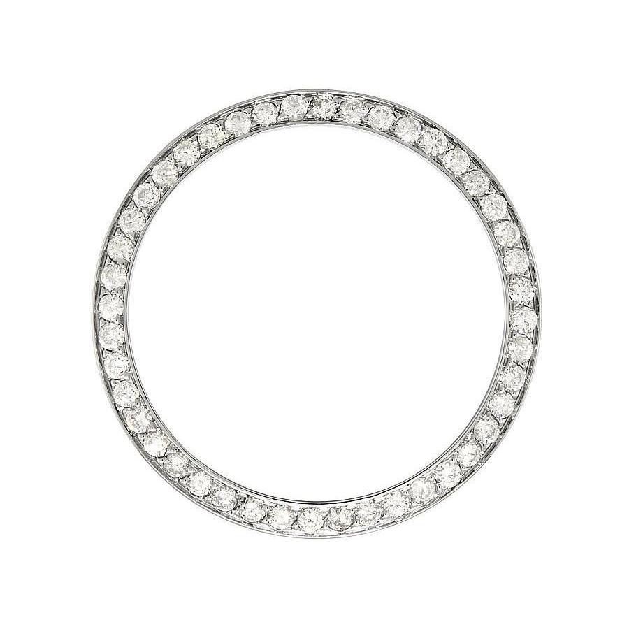 Runde Diamantlünette für Herren, passend für Rolex Datejust und alle Uhrenmodelle, 36 mm, 2,75 Kt.