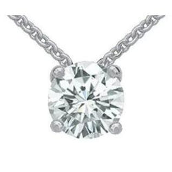 Runde Echt Diamant-Schmuck-Anhänger-Halskette 2.50 Ct Diamant