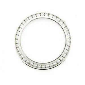 Runde, individuelle Diamantlünette passend für alle Rolex Date-Uhrenmodelle, 1,75 Karat.