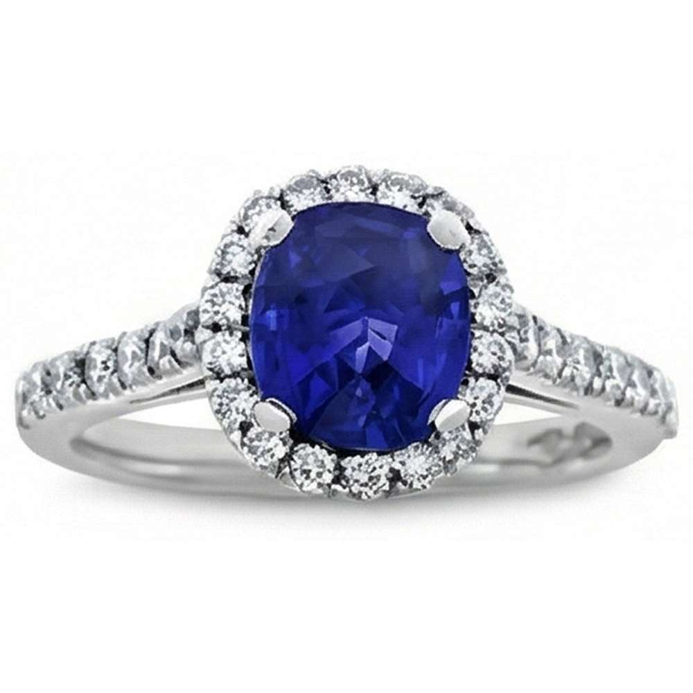 echter round diamant 2.50Karat ring Seitenansicht