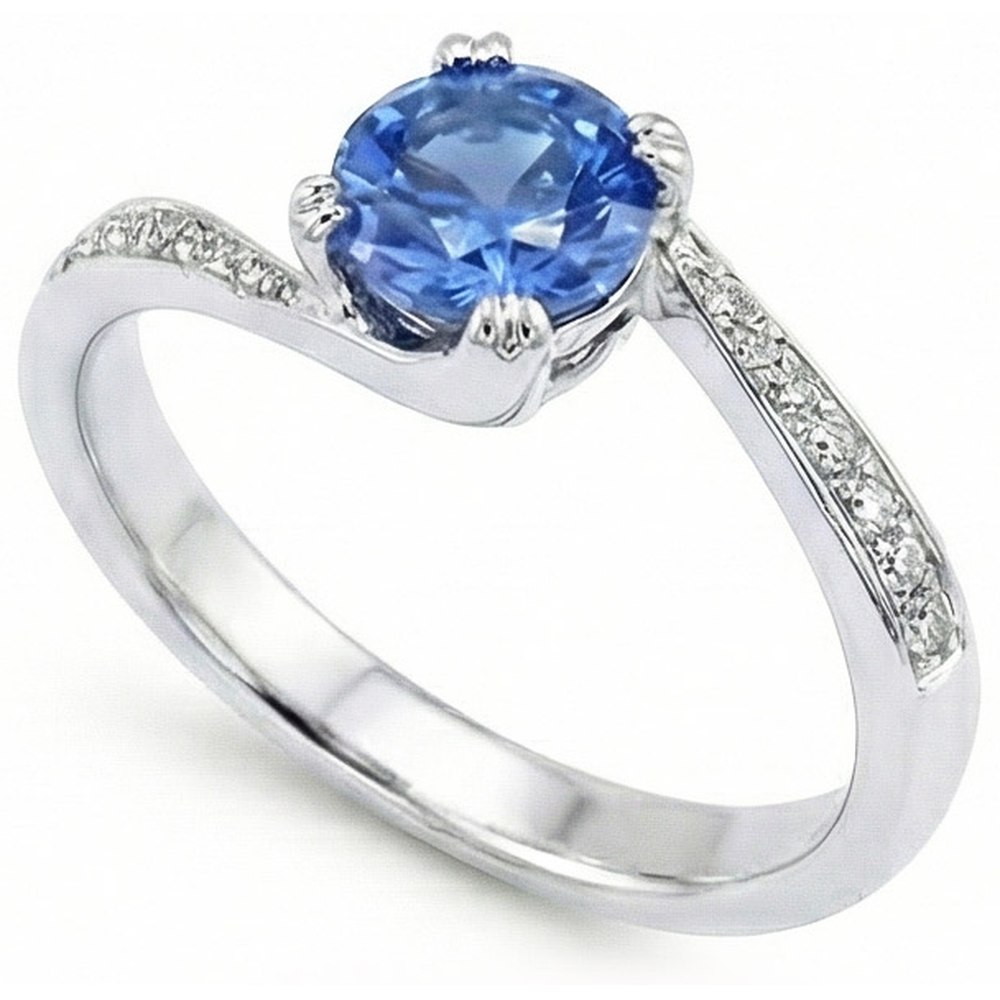 echter round diamant 2.50Karat ring Detailansicht
