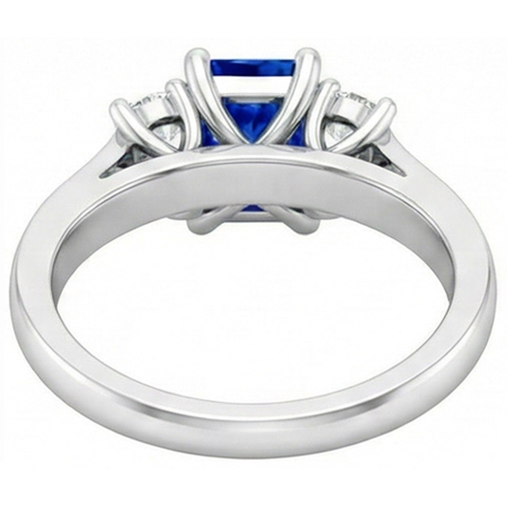 echter round diamant 1.25Karat ring mit Diamantbesatz