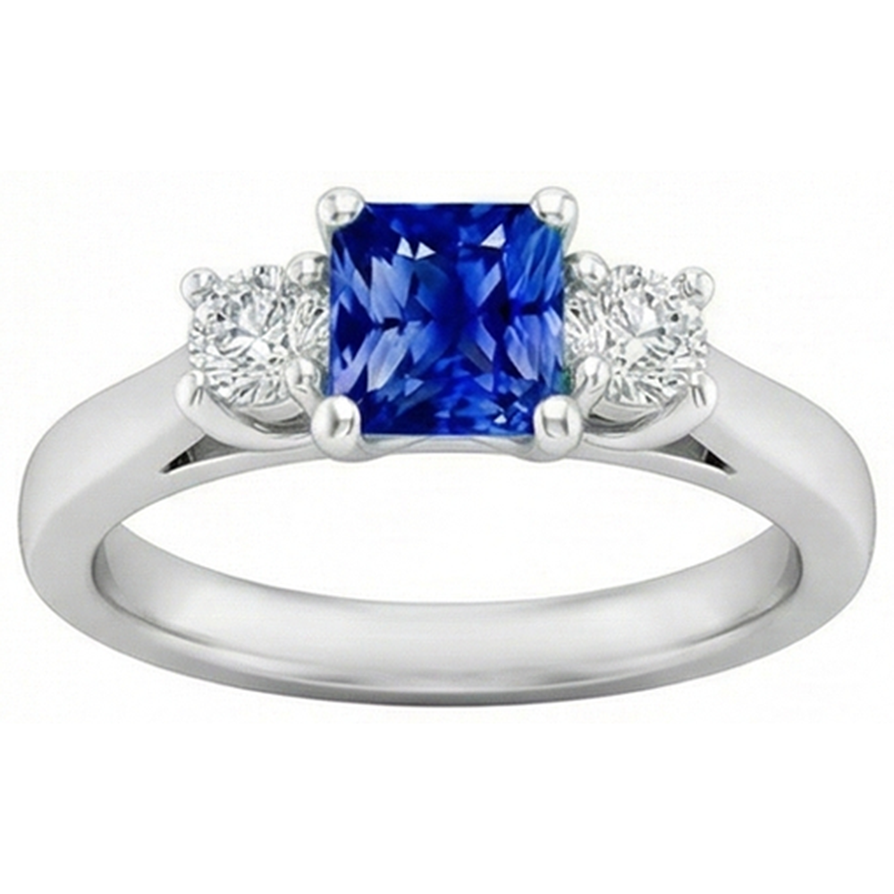 echter round diamant 1.25Karat ring Detailansicht