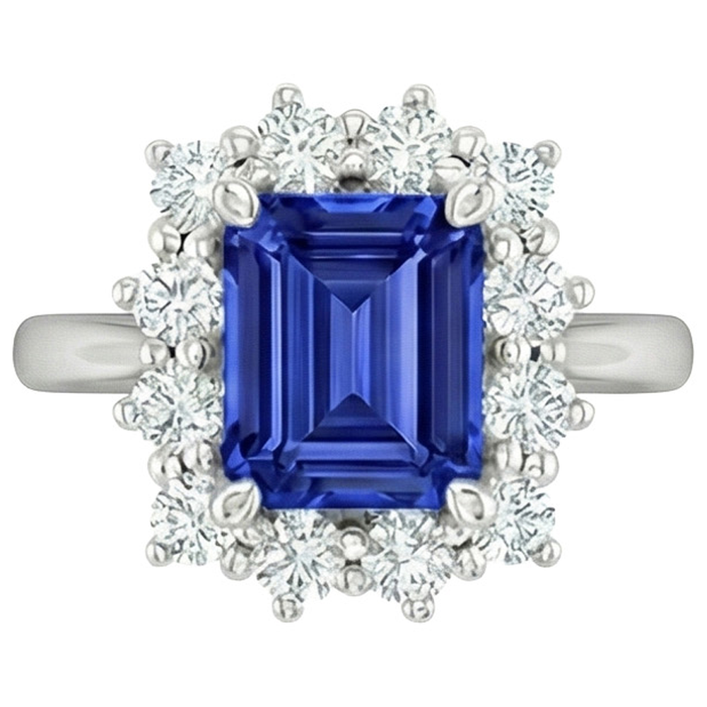 echter round diamant 4.50Karat ring Detailansicht
