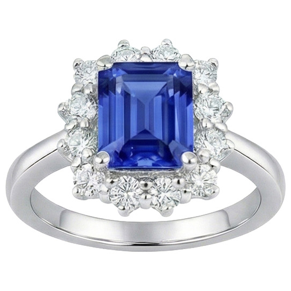 echter round diamant 4.50Karat ring Vorderansicht