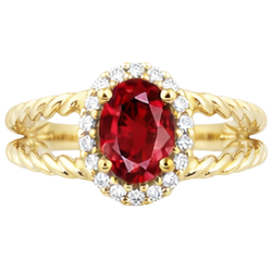 Echter Rubin Ring 1.25 Karat