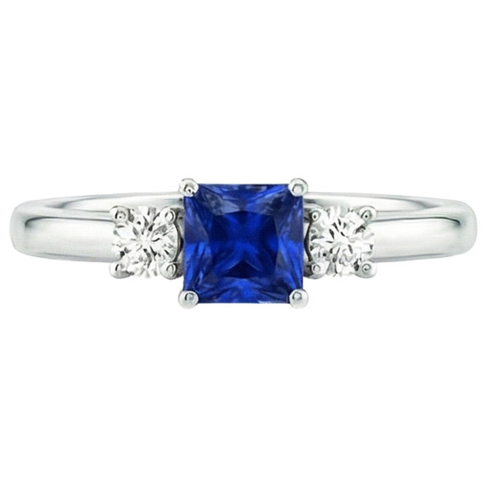 echter round diamant 1.25Karat ring Seitenansicht