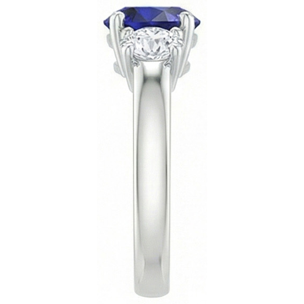 echter round diamant 1.75Karat ring Draufsicht
