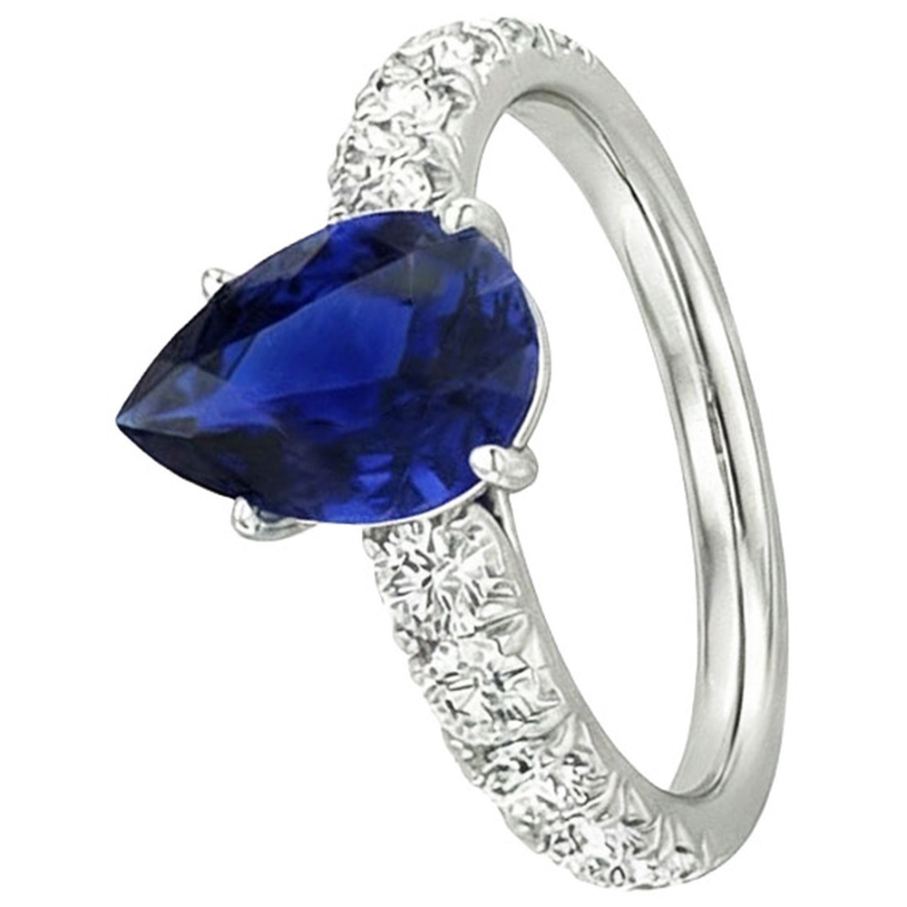 echter round diamant 4.50Karat ring Vorderansicht