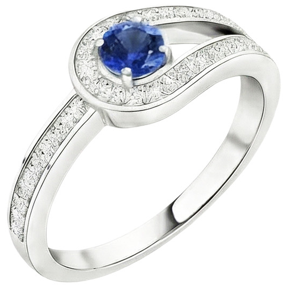 echter round diamant 1.50Karat ring Detailansicht