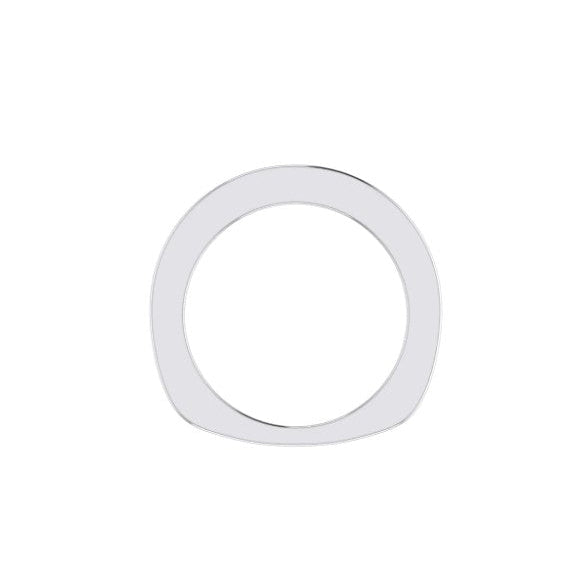 Runder Euroschaft-Echt Diamant-Verlobungsring Mit Akzenten WG 14K