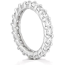 Runder Natürliche Diamant Goldschmuck Engagement Ewigkeit Band Neu 3 Ct.