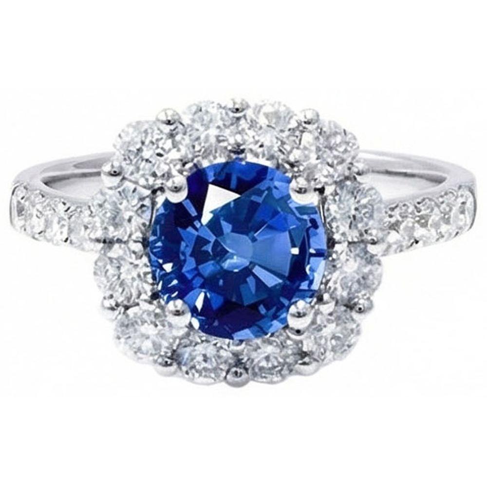 echter round diamant 1.50Karat ring Detailansicht
