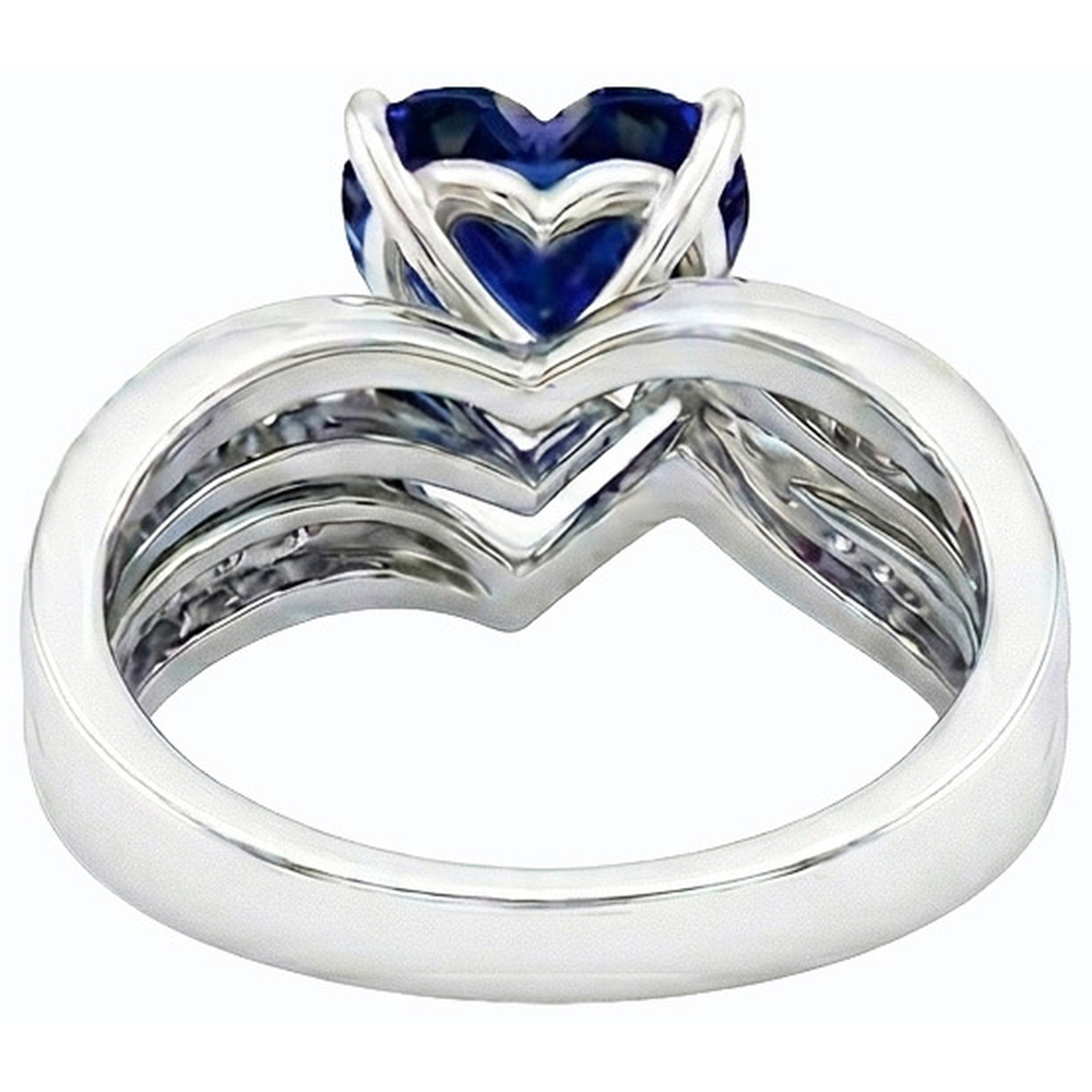echter round diamant 3.50Karat ring Detailansicht